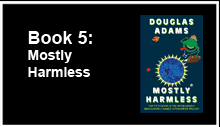 Mostly Harmless Book navigation button